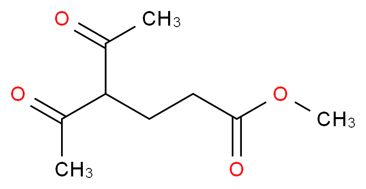 methyl 4-acetyl-5-oxohexanoate_分子结构_CAS_13984-53-7