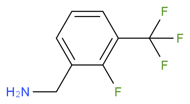 2-氟-3-(三氟甲基)苄胺_分子结构_CAS_239135-49-0)