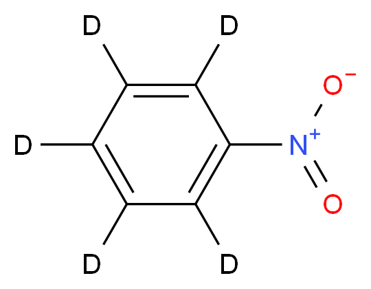 1-nitro(<sup>2</sup>H<sub>5</sub>)benzene_分子结构_CAS_4165-60-0