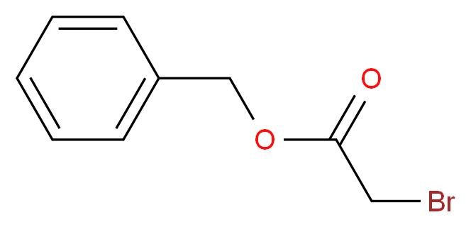 苄基溴乙酸酯_分子结构_CAS_5437-45-6)