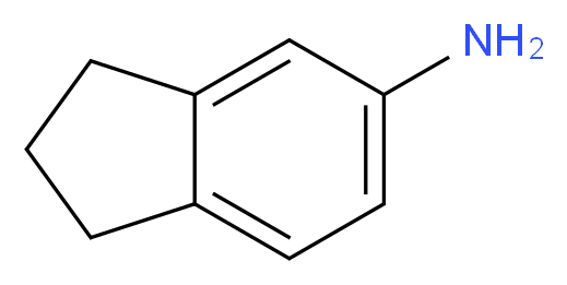 5-AMINOHYDRINDENE_分子结构_CAS_24425-40-9)