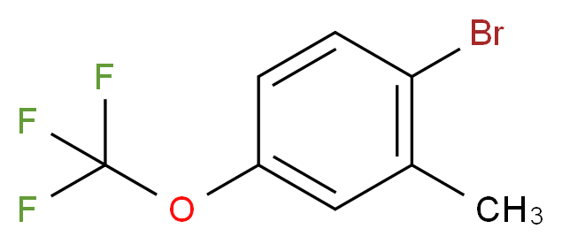 2-甲基-4-(三氟甲氧基)溴苯_分子结构_CAS_261951-96-6)