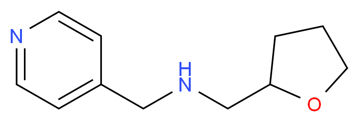 Pyridin-4-ylmethyl-(tetrahydro-furan-2-ylmethyl)-amine_分子结构_CAS_)