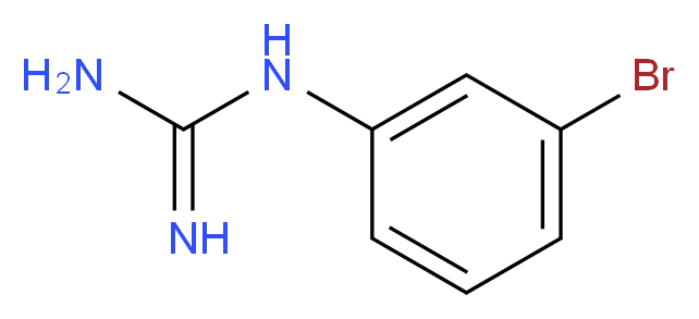 1-(3-bromophenyl)guanidine_分子结构_CAS_870780-73-7