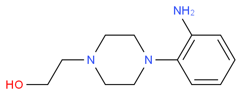 2-[4-(2-Amino-phenyl)-piperazin-1-yl]-ethanol_分子结构_CAS_869946-18-9)