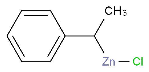 alpha-Methylbenzylzinc chloride, 0.5M in THF_分子结构_CAS_85459-20-7)