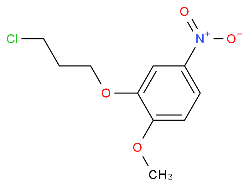 2-(3-Chloropropoxy)-1-methoxy-4-nitrobenzene_分子结构_CAS_92878-95-0)