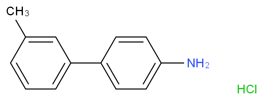 4-(3-methylphenyl)aniline hydrochloride_分子结构_CAS_811842-51-0