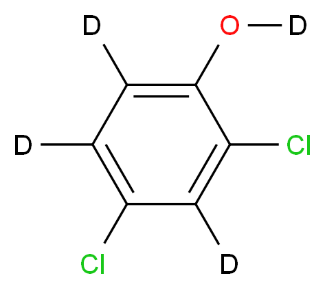 2,4-Dichlorophenol-d4_分子结构_CAS_202656-12-0)