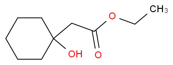 Ethyl(1-hydroxycyclohexyl)acetate_分子结构_CAS_5326-50-1)