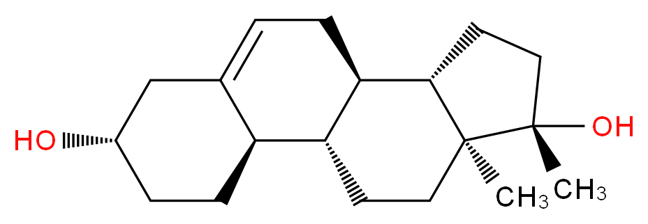 (1S,2R,5S,10R,11S,14S,15S)-14,15-dimethyltetracyclo[8.7.0.0<sup>2</sup>,<sup>7</sup>.0<sup>1</sup><sup>1</sup>,<sup>1</sup><sup>5</sup>]heptadec-7-ene-5,14-diol_分子结构_CAS_95554-01-1