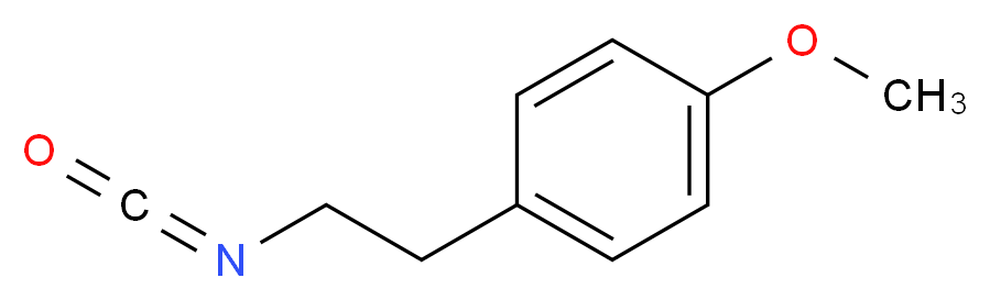 1-(2-isocyanatoethyl)-4-methoxybenzene_分子结构_CAS_52634-59-0