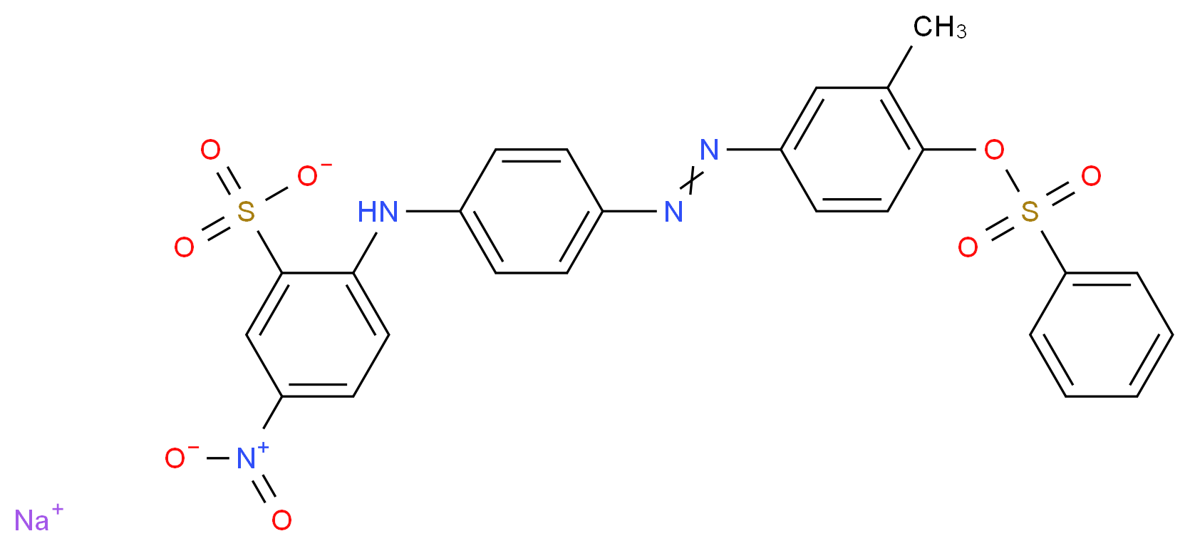 ACID YELLOW 65_分子结构_CAS_6408-90-8)