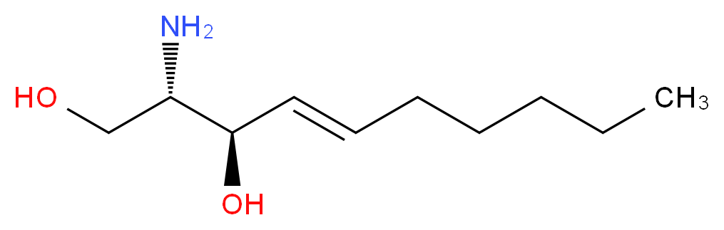 (2S,3R,4E)-2-aminodec-4-ene-1,3-diol_分子结构_CAS_235431-59-1