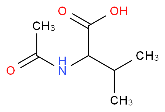 N-乙酰-DL-缬氨酸_分子结构_CAS_3067-19-4)