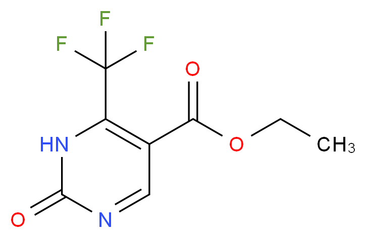 Ethyl 1,2-dihydro-2-oxo-6-(trifluoromethyl)pyrimidine-5-carboxylate, tech_分子结构_CAS_154934-97-1)