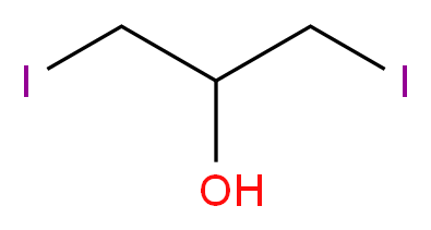 1,3-diiodopropan-2-ol_分子结构_CAS_534-08-7