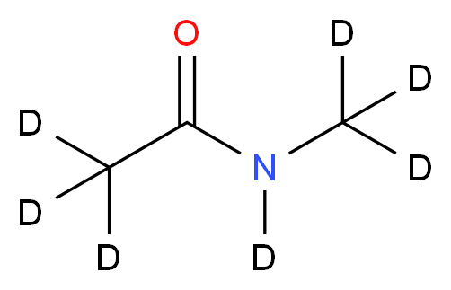 N-(<sup>2</sup>H<sub>3</sub>)methyl(<sup>2</sup>H<sub>3</sub>)ethan(<sup>2</sup>H)amide_分子结构_CAS_3669-74-7