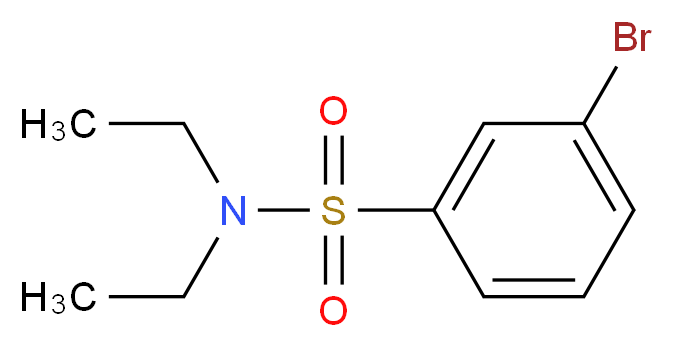 3-bromo-N,N-diethylbenzene-1-sulfonamide_分子结构_CAS_871269-11-3