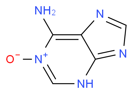 6-amino-3H-purin-1-ium-1-olate_分子结构_CAS_700-02-7