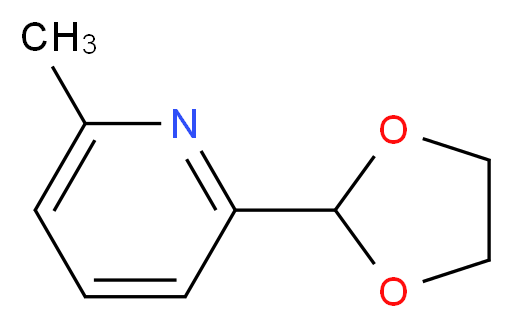 2-(1,3-二氧-2-基)-6-甲基吡啶_分子结构_CAS_92765-75-8)