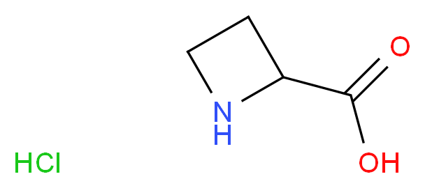 Azetidine-2-carboxylic acid hydrochloride_分子结构_CAS_69539-48-6)