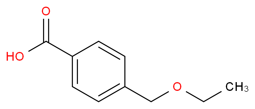 4-Ethoxymethyl-benzoic acid_分子结构_CAS_146781-28-4)