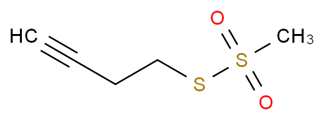 4-(methanesulfonylsulfanyl)but-1-yne_分子结构_CAS_1170318-61-2