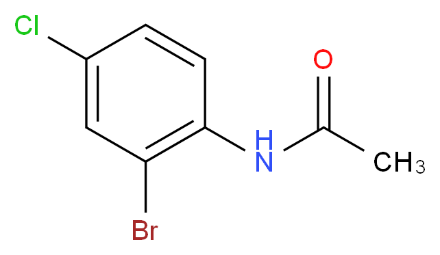 N-(2-Bromo-4-chlorophenyl)acetamide_分子结构_CAS_57045-85-9)