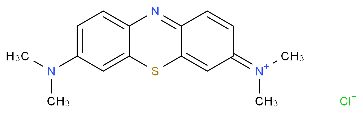 亚甲蓝 三水合物_分子结构_CAS_7220-79-3)