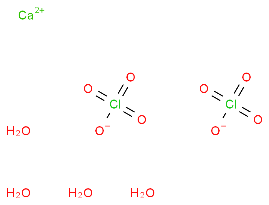 calcium tetrahydrate diperchlorate_分子结构_CAS_15627-86-8