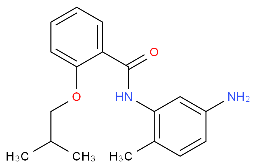N-(5-Amino-2-methylphenyl)-2-isobutoxybenzamide_分子结构_CAS_)