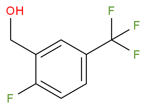 [2-fluoro-5-(trifluoromethyl)phenyl]methanol_分子结构_CAS_207974-09-2