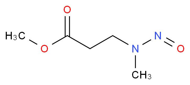 N-Nitroso-N-methyl-3-aminopropionic Acid, Methyl Ester_分子结构_CAS_383417-47-8)