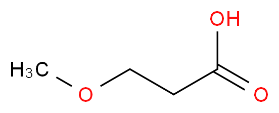 3-methoxypropanoic acid_分子结构_CAS_2544-06-1)