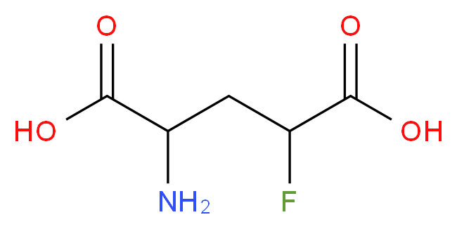 4-氟-DL-谷氨酸, 苏式赤式混合物_分子结构_CAS_2708-77-2)