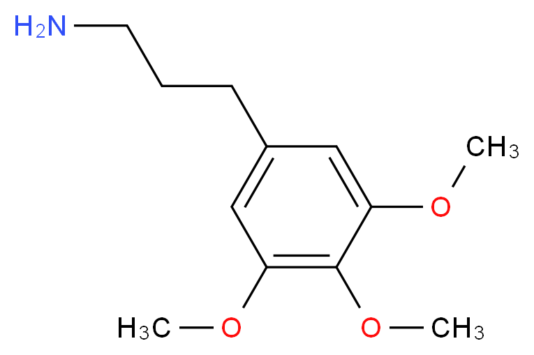 3-(3,4,5-TRIMETHOXY-PHENYL)-PROPYLAMINE_分子结构_CAS_100252-79-7)