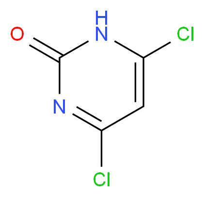 4,6-Dichloropyrimidin-2(1H)-one_分子结构_CAS_6297-80-9)