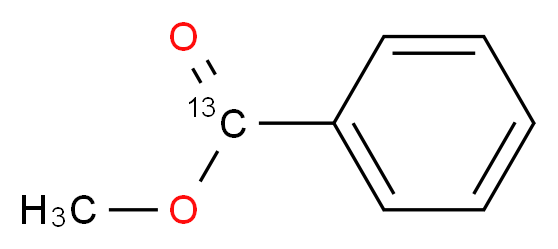 苯甲酸甲酯-α-13C_分子结构_CAS_36712-21-7)