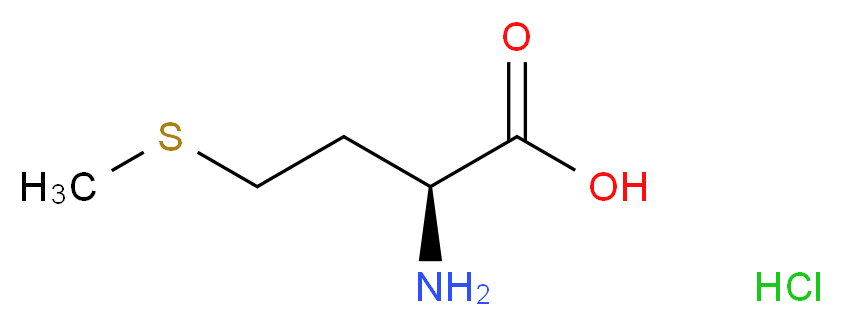 L-甲硫氨酸盐酸盐 溶液_分子结构_CAS_6810-12-4)