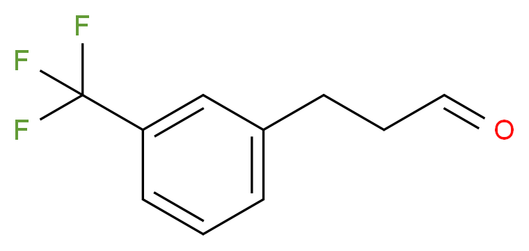 3-(3-(Trifluoromethyl)phenyl)propanal_分子结构_CAS_21172-41-8)
