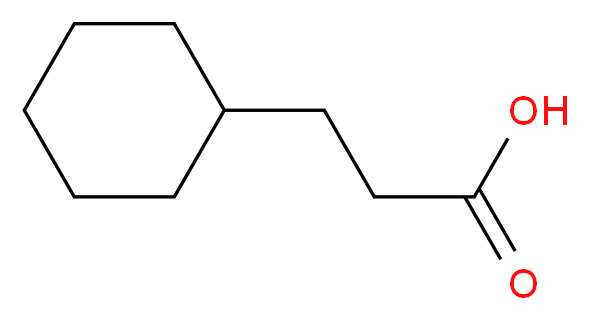 3-cyclohexylpropanoic acid_分子结构_CAS_)