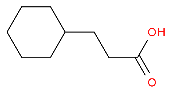 &beta;-CYCLOHEXYLPROPIONIC ACID_分子结构_CAS_701-97-3)