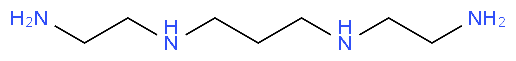 N,N′-二(2-氨乙基)-1,3-丙二胺_分子结构_CAS_4741-99-5)