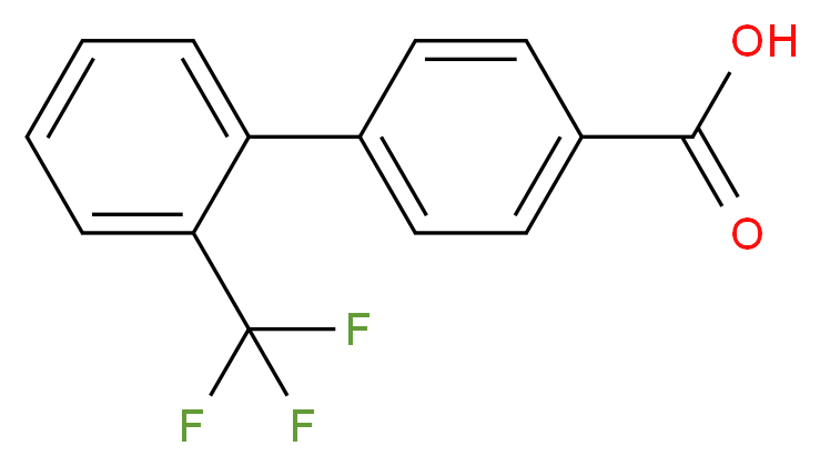 4-[2-(trifluoromethyl)phenyl]benzoic acid_分子结构_CAS_198205-79-7