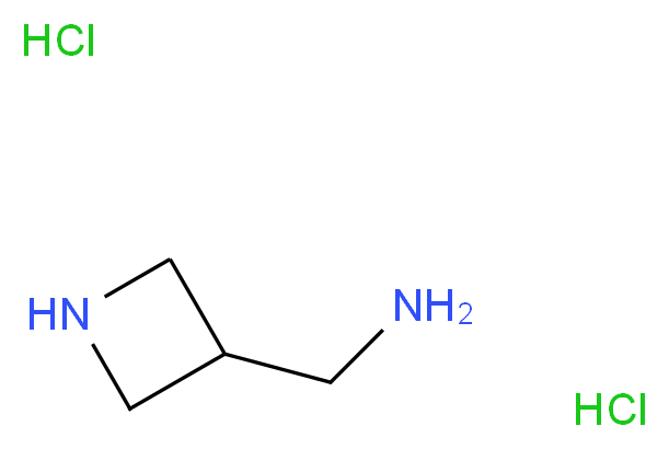 azetidin-3-ylmethanamine dihydrochloride_分子结构_CAS_221095-80-3)