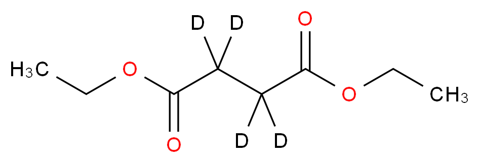 1,4-diethyl (<sup>2</sup>H<sub>4</sub>)butanedioate_分子结构_CAS_52089-62-0