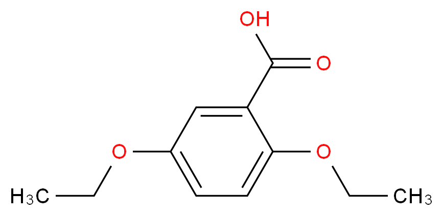 2,5-diethoxybenzoic acid_分子结构_CAS_350997-60-3