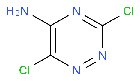 dichloro-1,2,4-triazin-5-amine_分子结构_CAS_)