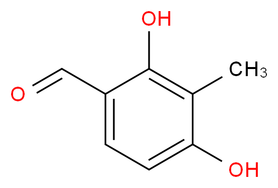 2,4-Dihydroxy-3-methylbenzaldehyde_分子结构_CAS_6248-20-0)